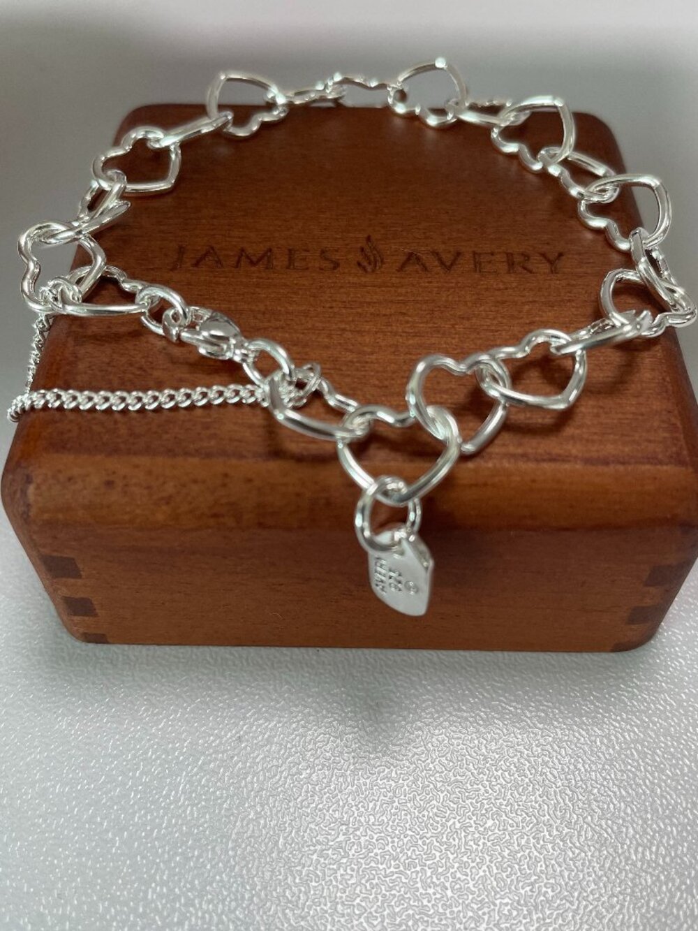 James Avery Connected Hearts Charm Bracelet - Picture 2 of 3